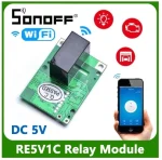 Sonoff RE5V1C 5V DC Wifi Akıllı Ev Anahtar Röle - Görsel 6