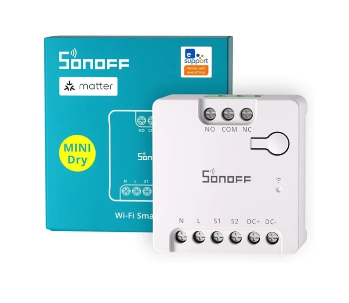 Sonoff MINI-D Matter WiFi Akıllı Anahtar Kuru Kontak Rölesi - Görsel 1