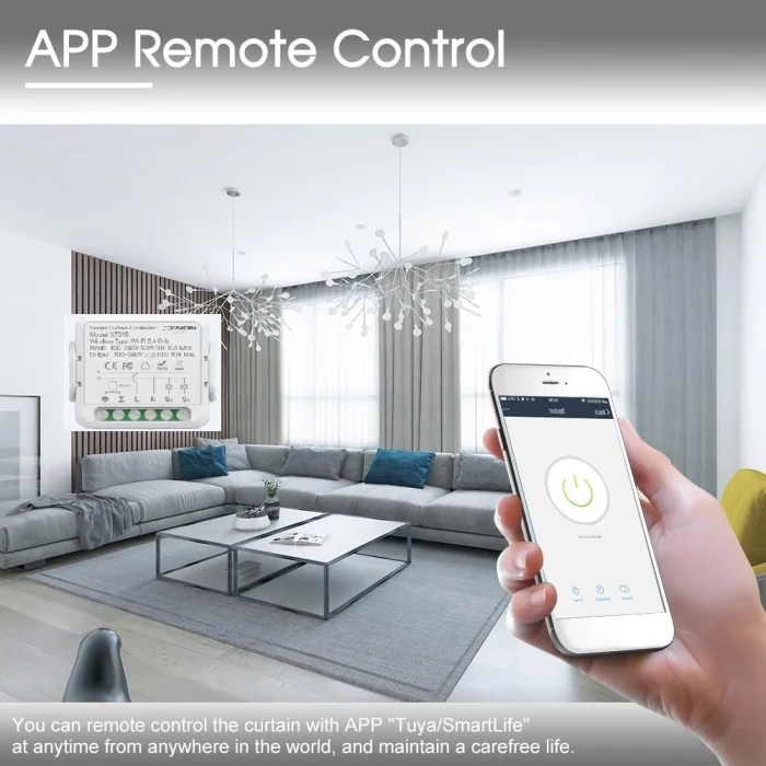 XENON SMART Tuya Akıllı Wifi Perde Anahtarı Perde Kepenk Switch - Görsel 3