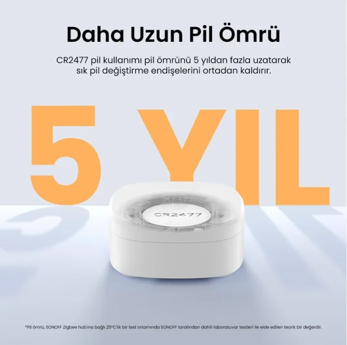 Sonoff SNZB-05P ZigBee Su Kaçak Sensörü - Görsel 3
