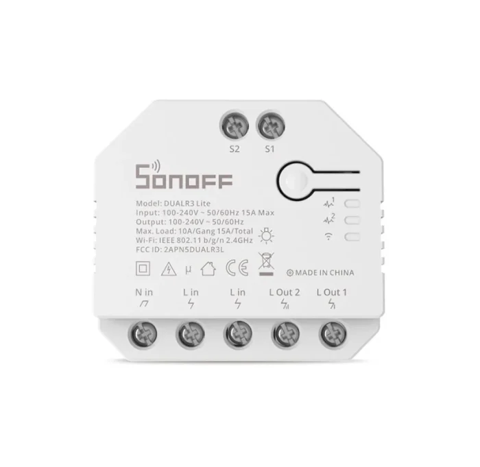 Sonoff Dual R3 Lite Akıllı Röle - Görsel 2