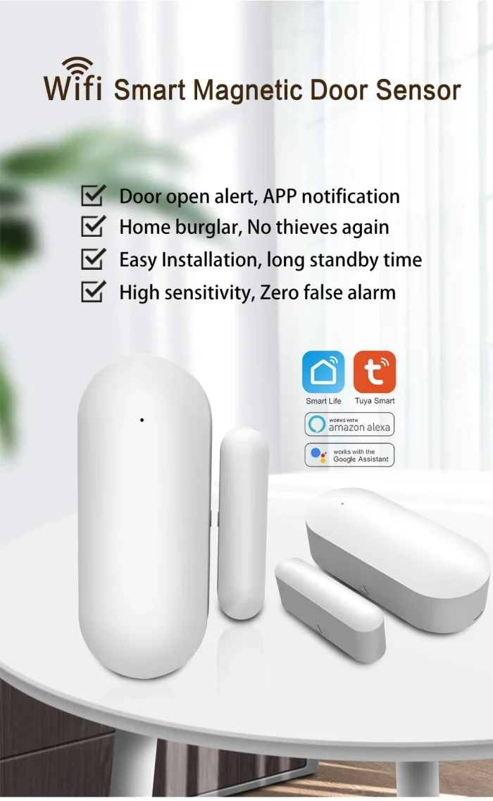 XENON SMART Tuya Akıllı WiFi Kapı ve Pencere Sensörü - Görsel 5