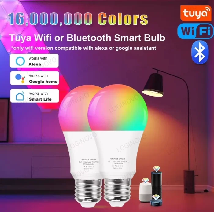 XENON SMART Tuya Uyumlu Wifi Akıllı LED Ampul RGB Wifi + Bluetooth Lamba - Görsel 7