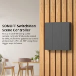 Sonoff R5 Akıllı Sahne Butonu Siyah - Görsel 2
