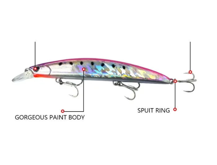 27g 130mm Yüzer Rapala Sahte Yem Bilyalı - Görsel 2
