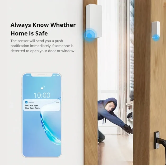 Sonoff DW2 Wifi Akıllı Kapı ve Pencere Sensörü - Görsel 4