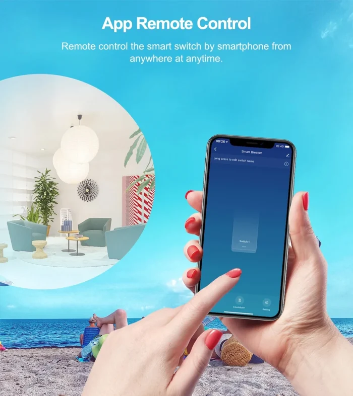XENON SMART TUYA 1CH Wifi Mini Akıllı Tekli Switch 16A Işık Anahtarı - Görsel 6