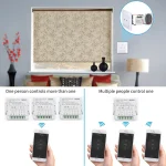 XENON SMART Tuya Akıllı Wifi Perde Anahtarı Perde Kepenk Switch - Görsel 5