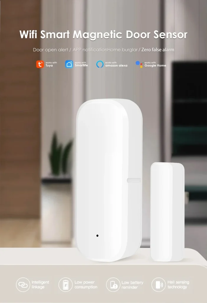 XENON SMART Tuya Akıllı WiFi Kapı ve Pencere Sensörü - Görsel 3
