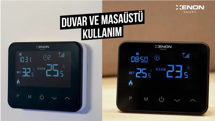 Xenon Smart Akıllı Wi-Fi Termostat Kombi ve Su Sıcaklık Kontrol Modülü X7402 Tuya Uyumlu - Görsel 2