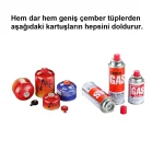 Kamp Kartuşu Dolum Seti (Dar ve geniş çember tüpler uygun) - Görsel 7
