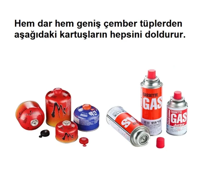 Kamp Kartuşu Dolum Seti (Dar ve geniş çember tüpler uygun) - Görsel 7