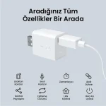 Sonoff Micro USB Wifi Akıllı Adaptör - Görsel 6