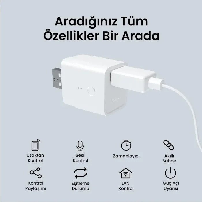 Sonoff Micro USB Wifi Akıllı Adaptör - Görsel 6