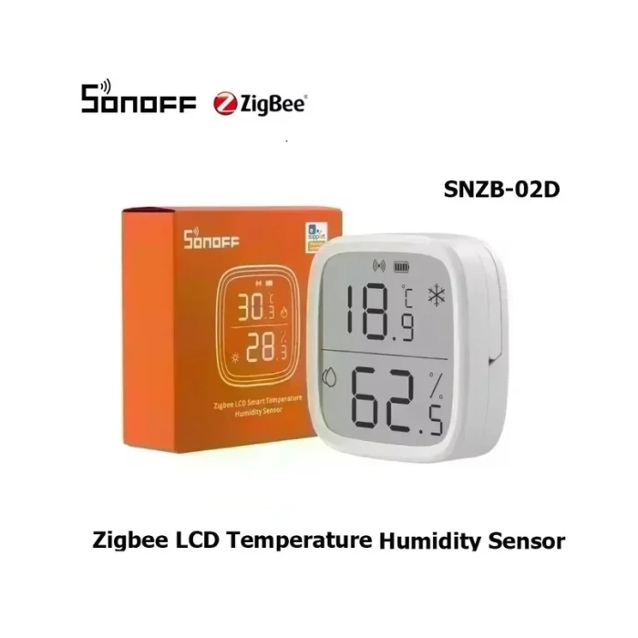 Sonoff SNZB-02D ZigBee Akıllı Sıcaklık ve Nem Sensörü - Görsel 2