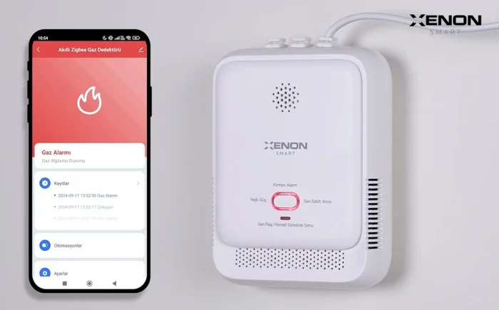 Xenon Smart Akıllı Wi-Fi Gaz Dedektörü - Görsel 3