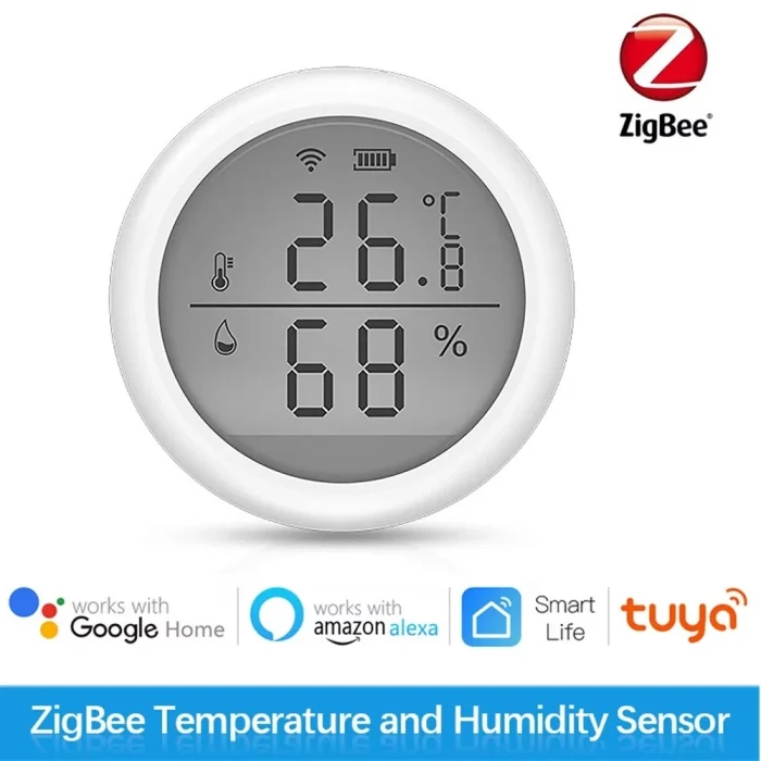 Tuya Zigbee Akıllı Sıcaklık ve Nem Sensörü XENON SMART - Görsel 2