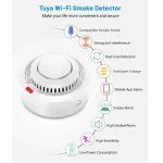 TUYA Wifi Duman Dedektörü Duman Sensörü - Görsel 5