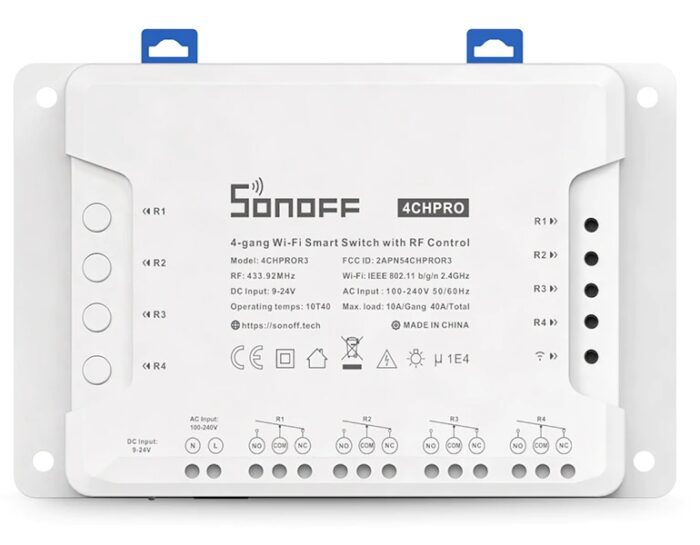 Sonoff 4CHPROR3 4 Kanallı Akıllı Röle - Görsel 7