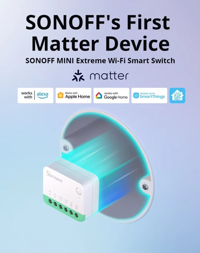 Sonoff Mini R4 Matter Akıllı Röle - Görsel 2