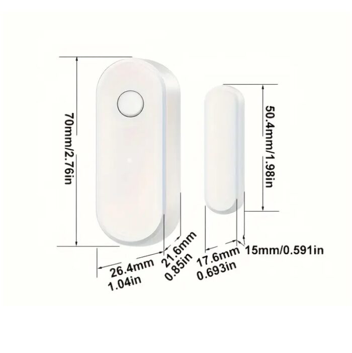 Tuya Zigbee Kapı Pencere Açma Sensörü Dedektörü  - Görsel 4