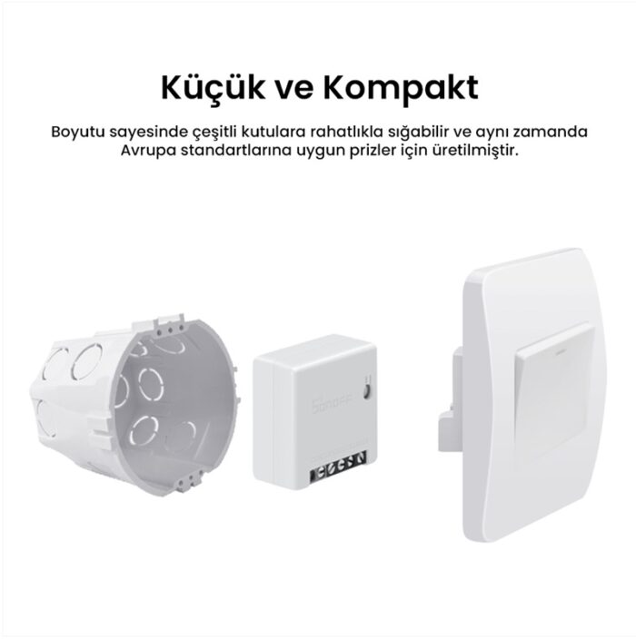 Sonoff Mini R2 İki Yönlü Akıllı Röle - Görsel 4