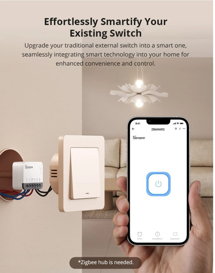 SONOFF ZigBee Mini R2 Akıllı Röle | ZBMINIR2 - Görsel 6