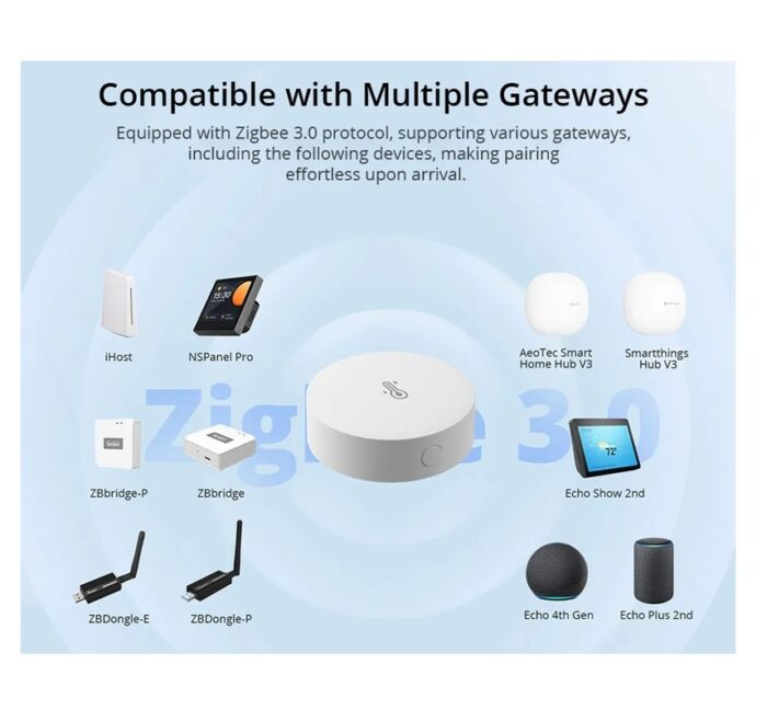 Sonoff SNZB-02P ZigBee Akıllı Sıcaklık ve Nem Sensörü - Görsel 6