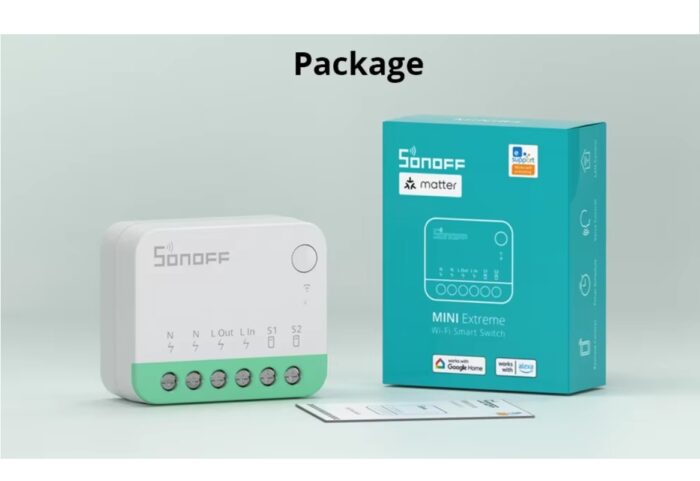 Sonoff Mini R4 Matter Akıllı Röle - Görsel 6