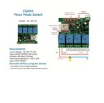 Tuya Zigbee 7-32V Kuru Kontak ve RF özellikli Akıllı Anahtar Röle - Görsel 3