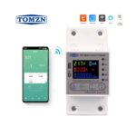 TOMZN Wifi Kaçak Akım Koruma Rölesi Ve Yüksek Voltaj Ve Akım Koruyucu Röle 63A - Görsel 7
