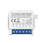 AVATTO Tuya 4ch Zigbee Akıllı Işık Anahtarı Modülü  Tuya 4CH Zigbee Anahtar 4 Kanal Zigbee röle