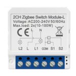 Tuya 2CH Zigbee Anahtar 2 Kanal Zigbee röle