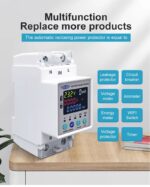 Tomzn Kaçak Akım Koruma Rölesi  Yüksek Voltaj Ve Akım Koruyucu Röle 63A Wifi TOMPD-63SW  - Görsel 3