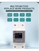 Tomzn 80A Wifi Akıllı Kaçak Akım Rölesi Tomzn 80a Wifi Voltaj Akım Koruyucu Röle TOMPD-80LW - Görsel 3