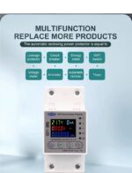 Tomzn Kaçak Akım Rölesi Tompd-63LW Modeli 2 adet Akım ve Yüksek Voltaj Koruyucu Röle - Görsel 5