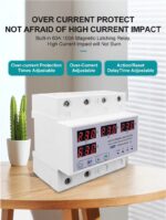 TOMZN Otomatik Faz Seçici ve Yüksek Alçak Voltaj Akım Koruma Rölesi - Görsel 5