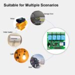 Tuya DC 7-32V 4 kanal Kuru Kontak Akıllı Röle - Görsel 6