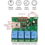 Ewelink 4CH Kuru Kontak 7-32v Akıllı Röle 4 kanal Akıllı Anahtar - Görsel 5