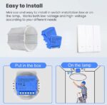 Tuya ZigBee Kurukontak DC 1 kanallı  Anahtar Modülü - Görsel 4