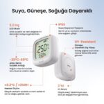 SONOFF SNZB-02WD ZigBee IP65 LCD Ekranlı Akıllı Sıcaklık ve Nem Sensörü - Görsel 2
