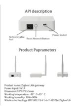 Tuya ZigBee LAN Gateway Akıllı Ev Hub – Harici Antenli - Görsel 3