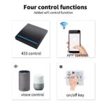 Tuya uyumlu wifi 1 tuşlu senaryo butonu ve 1 adet ışık anahtarı seti - Görsel 2