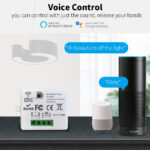 Tuya uyumlu wifi 1 tuşlu senaryo butonu ve 1 adet ışık anahtarı seti - Görsel 4