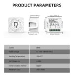 Tuya ZigBee Nötr Gerektirmeyen 3ch Nötrsüz Röle Akıllı Anahtar - Görsel 4