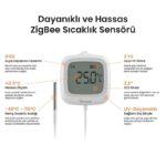 SNZB-02LD ZigBee IP65 LCD Ekranlı Problu Akıllı Sıcaklık Sensörü - Görsel 2