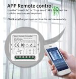 Tuya Uyumlu WiFi Akıllı Perde Panjur Kepenk Motoru Kontrol Rölesi RF433 Destekli - Görsel 3