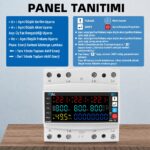 Rstar 100A üç fazlı ( Trifaz ) kaçak akım ve gerilim koruma rölesi. Kaçak akım, gerilim ve akım koruması, frekans, faz dengesizliği koruması - Görsel 5