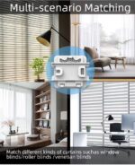 Zigbee Tuya Uyumlu Akıllı Perde Panjur Kepenk Motoru Kontrol Rölesi RF433 Destekli - Görsel 5
