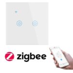 Tuya 2 Kanallı Zigbee Akıllı Dokunmatik Cam Anahtar
